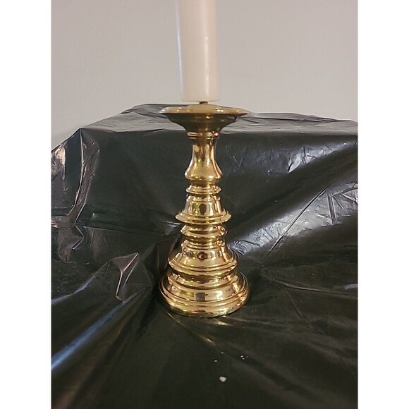 Brass Pricket Candlestick 6.5" Virginia Metalcrafters Williamsburg Restoration - Picture 2 of 6